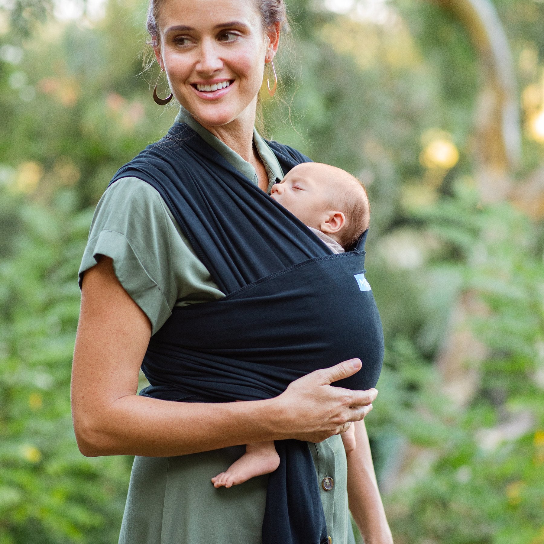 Classic Baby Wrap in Black  - Doodlebug's Children's Boutique