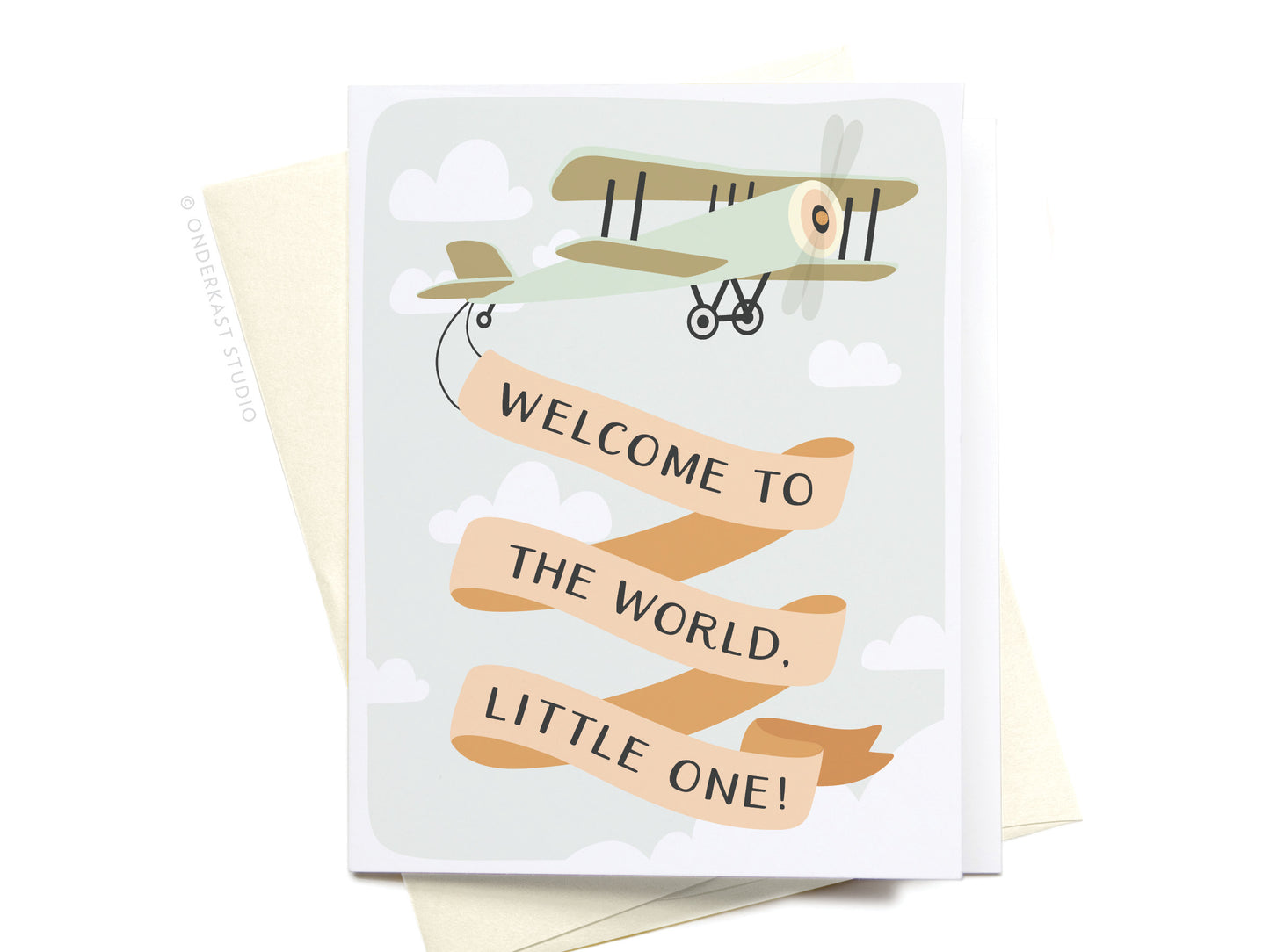 Welcome to the World, Little One Greeting Card  - Doodlebug's Children's Boutique