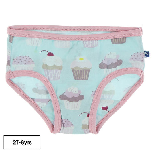 Print Underwear in Summer Sky Cupcakes  - Doodlebug's Children's Boutique