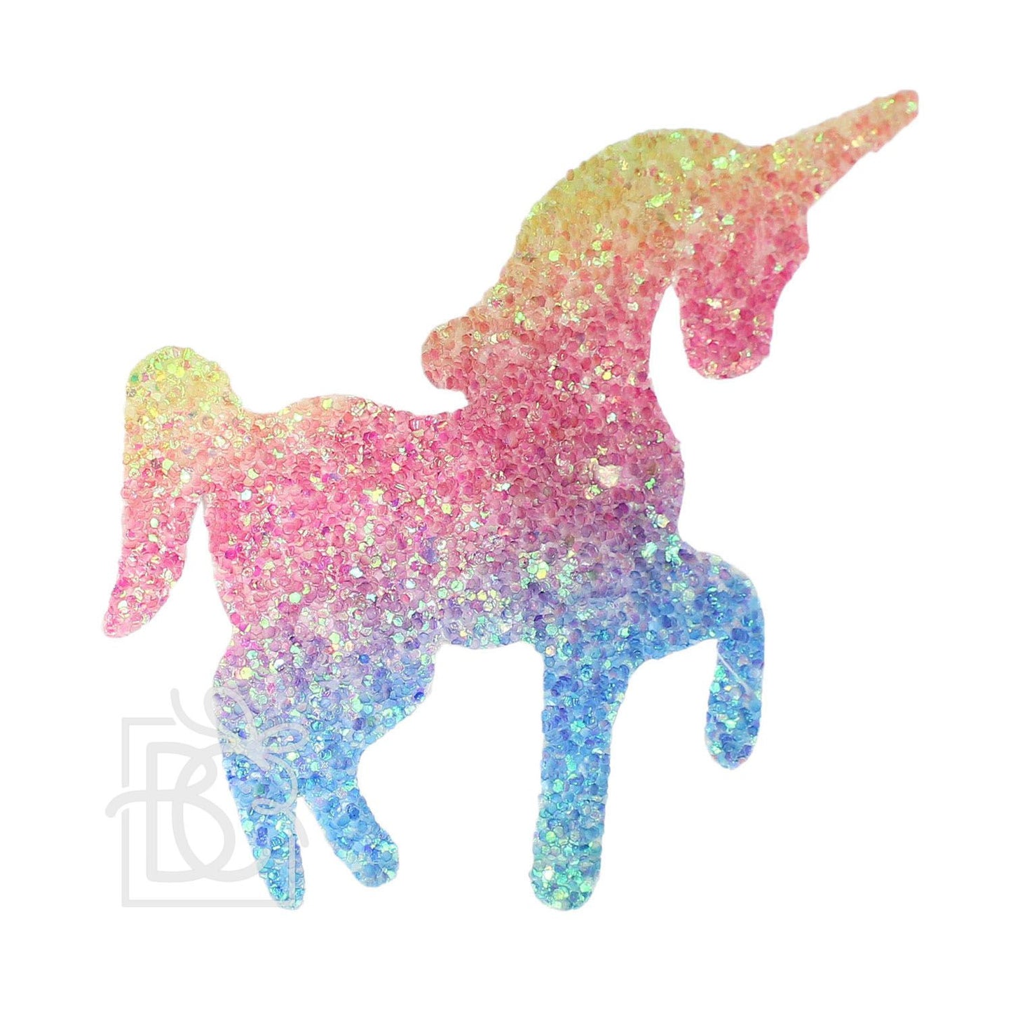 Glitter Unicorn Clip  - Doodlebug's Children's Boutique
