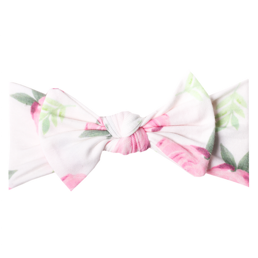 Grace Knit Headband Bow  - Doodlebug's Children's Boutique