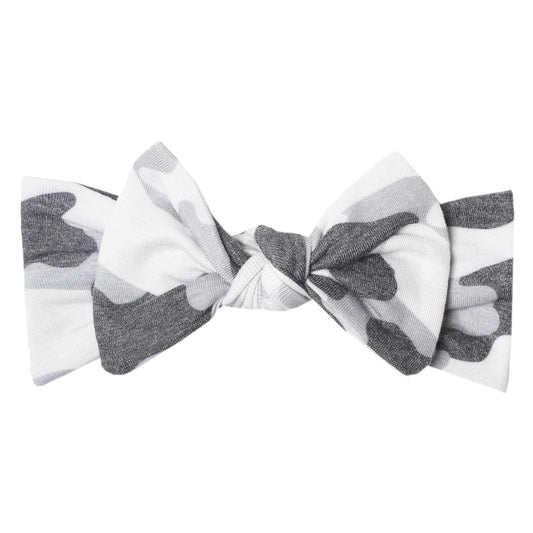 Gunnar Knit Headband Bow  - Doodlebug's Children's Boutique