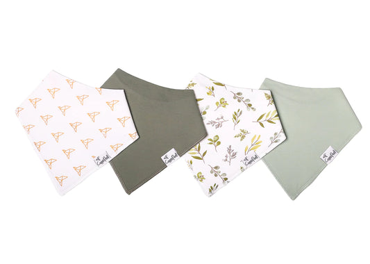 Haven 4 Pack Bandana Bibs  - Doodlebug's Children's Boutique