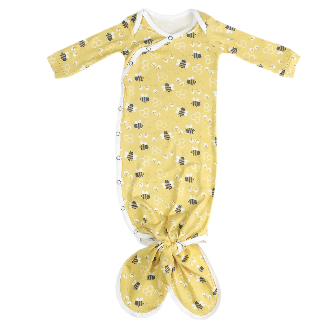 Honeycomb Knotted Gown  - Doodlebug's Children's Boutique