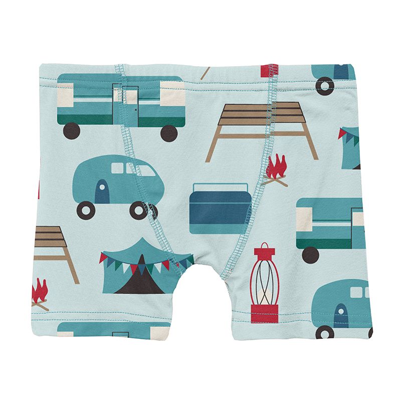 Print Boxer Brief in Fresh Air Camping  - Doodlebug's Children's Boutique