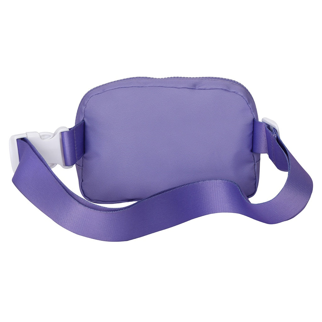 Lavender Nylon Belt Bag  - Doodlebug's Children's Boutique