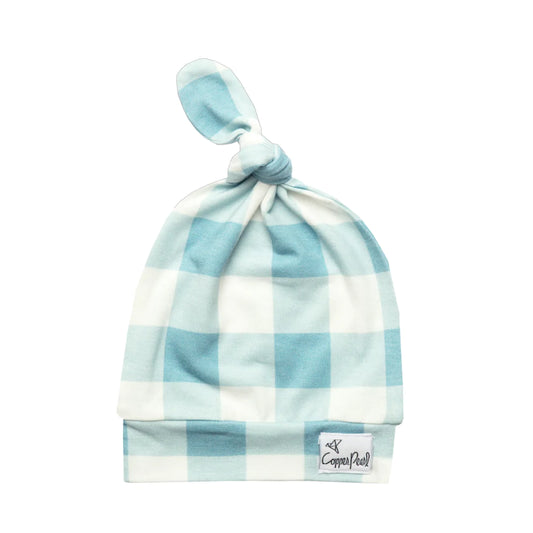 Lincoln Top Knot Hat  - Doodlebug's Children's Boutique