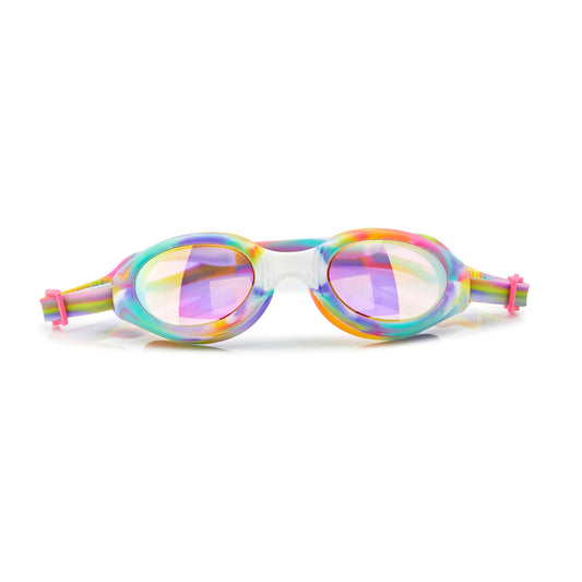 Neapolitan Swirl Taffy Swim Goggles  - Doodlebug's Children's Boutique