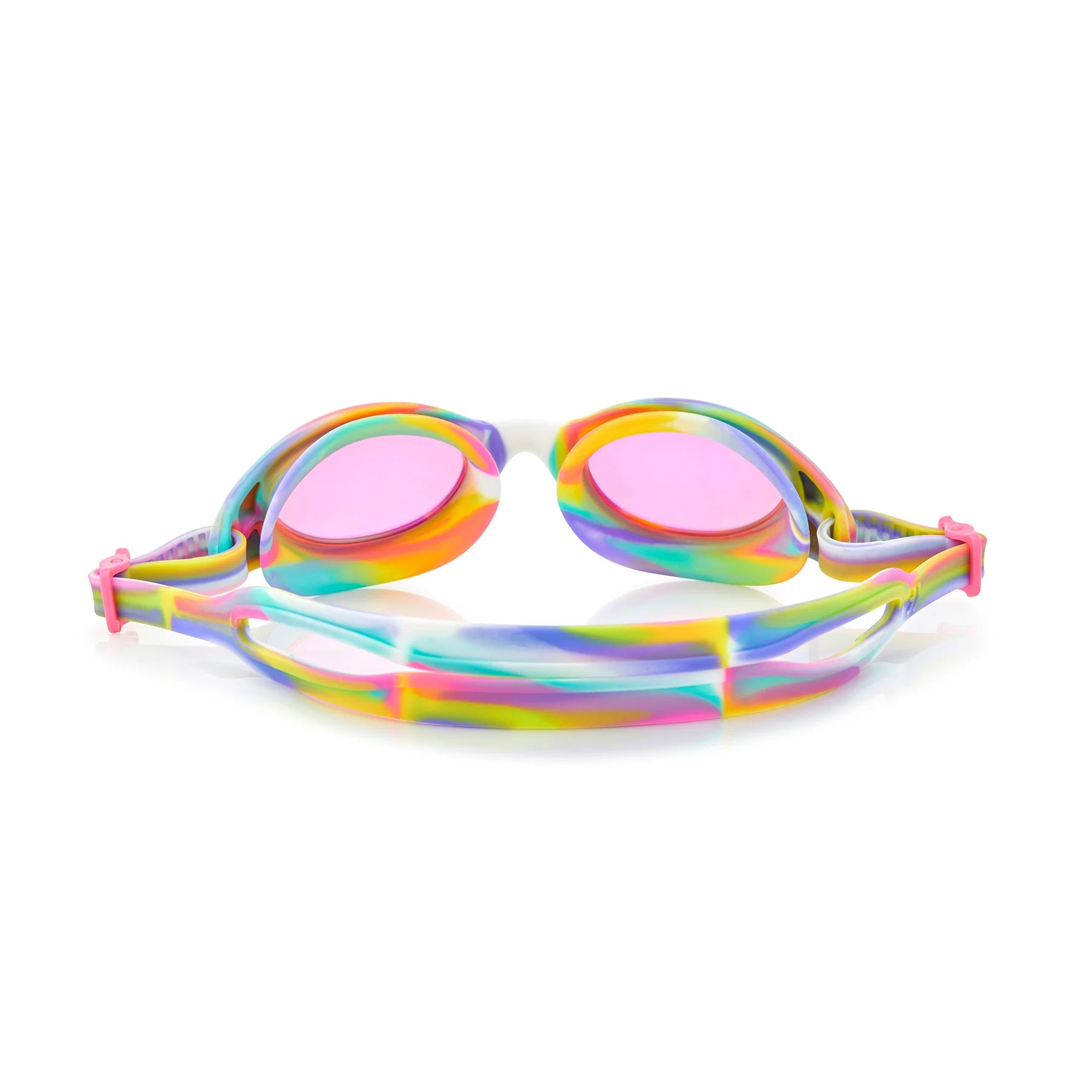 Neapolitan Swirl Taffy Swim Goggles  - Doodlebug's Children's Boutique