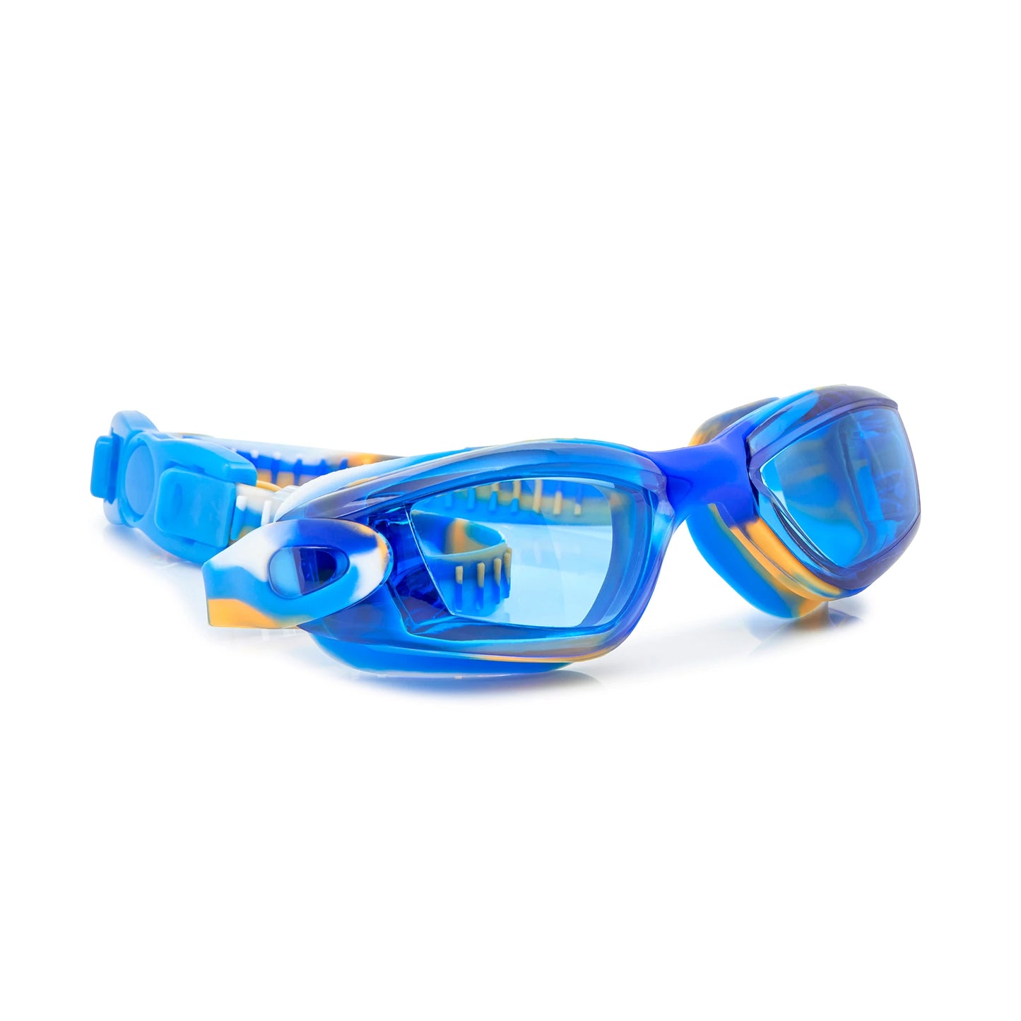 Candy Corn Cobalt Salt Water Taffy Swim Goggles  - Doodlebug's Children's Boutique