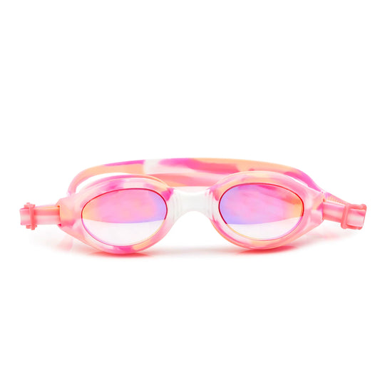 Orange & Cream Taffy Swim Goggles  - Doodlebug's Children's Boutique