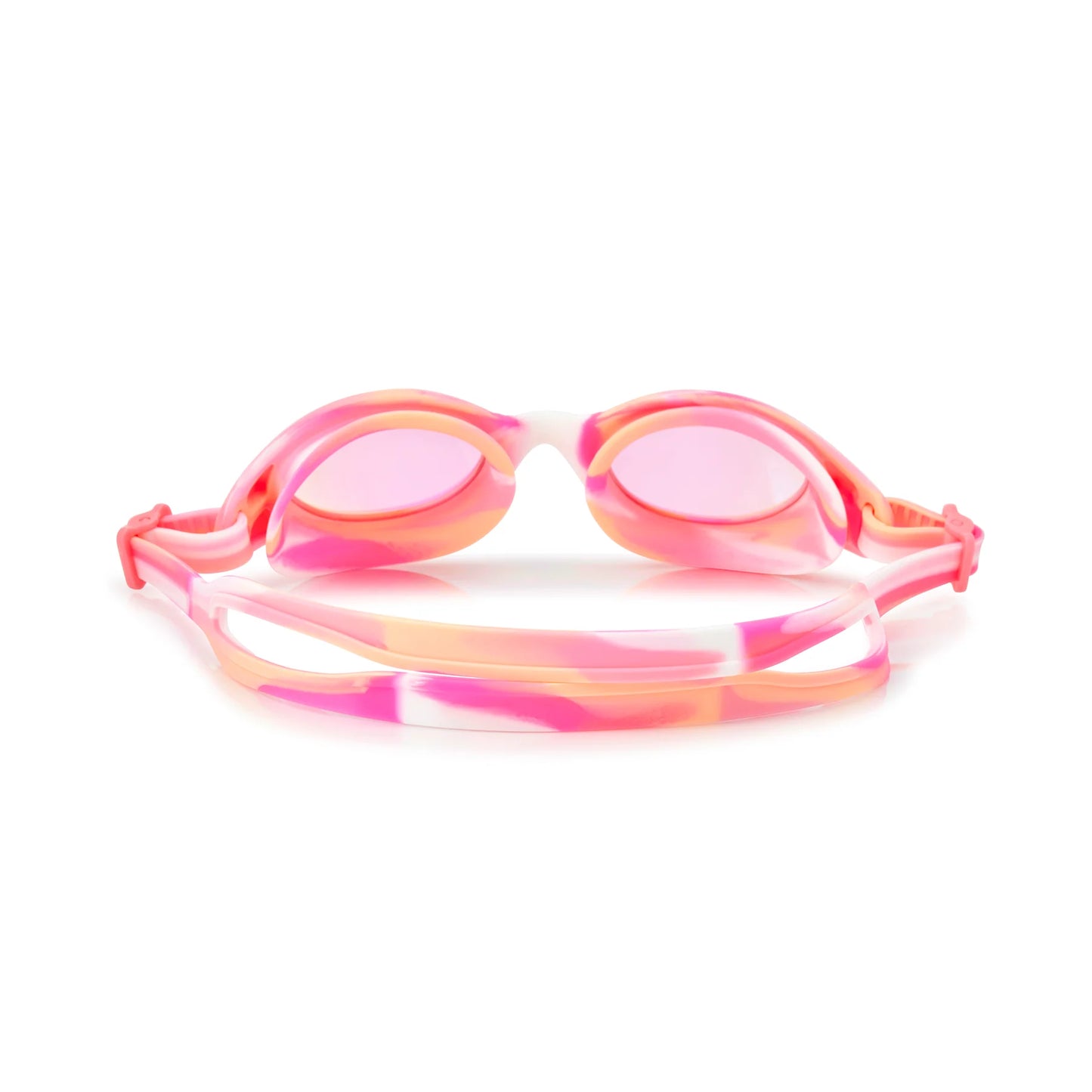 Orange & Cream Taffy Swim Goggles  - Doodlebug's Children's Boutique