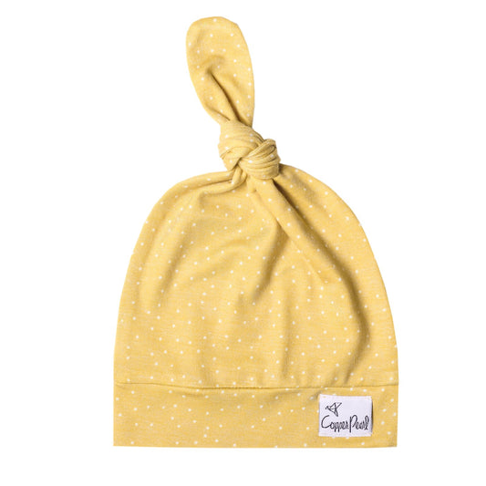 Marigold Top Knot Hat  - Doodlebug's Children's Boutique