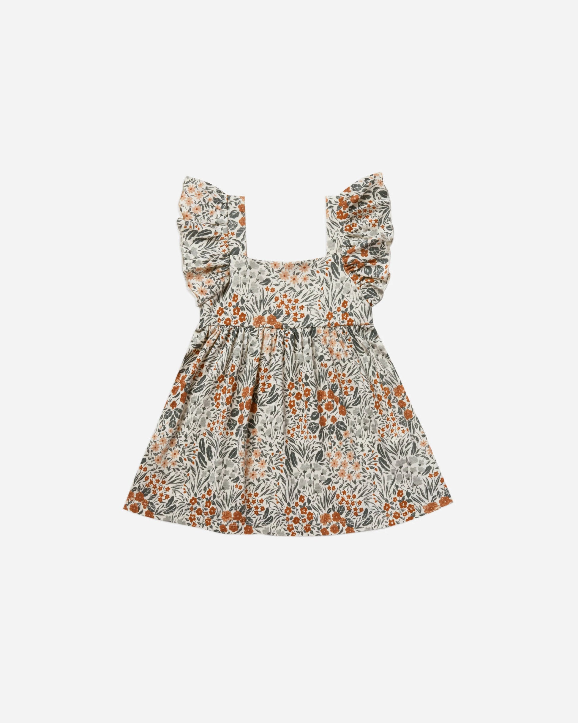 Mariposa Dress in Flower Field  - Doodlebug's Children's Boutique