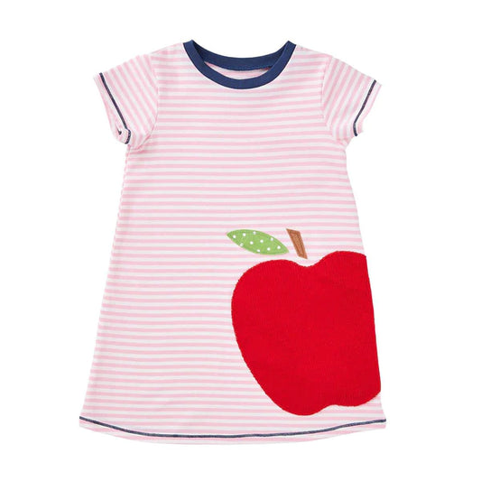 Apple Dress  - Doodlebug's Children's Boutique