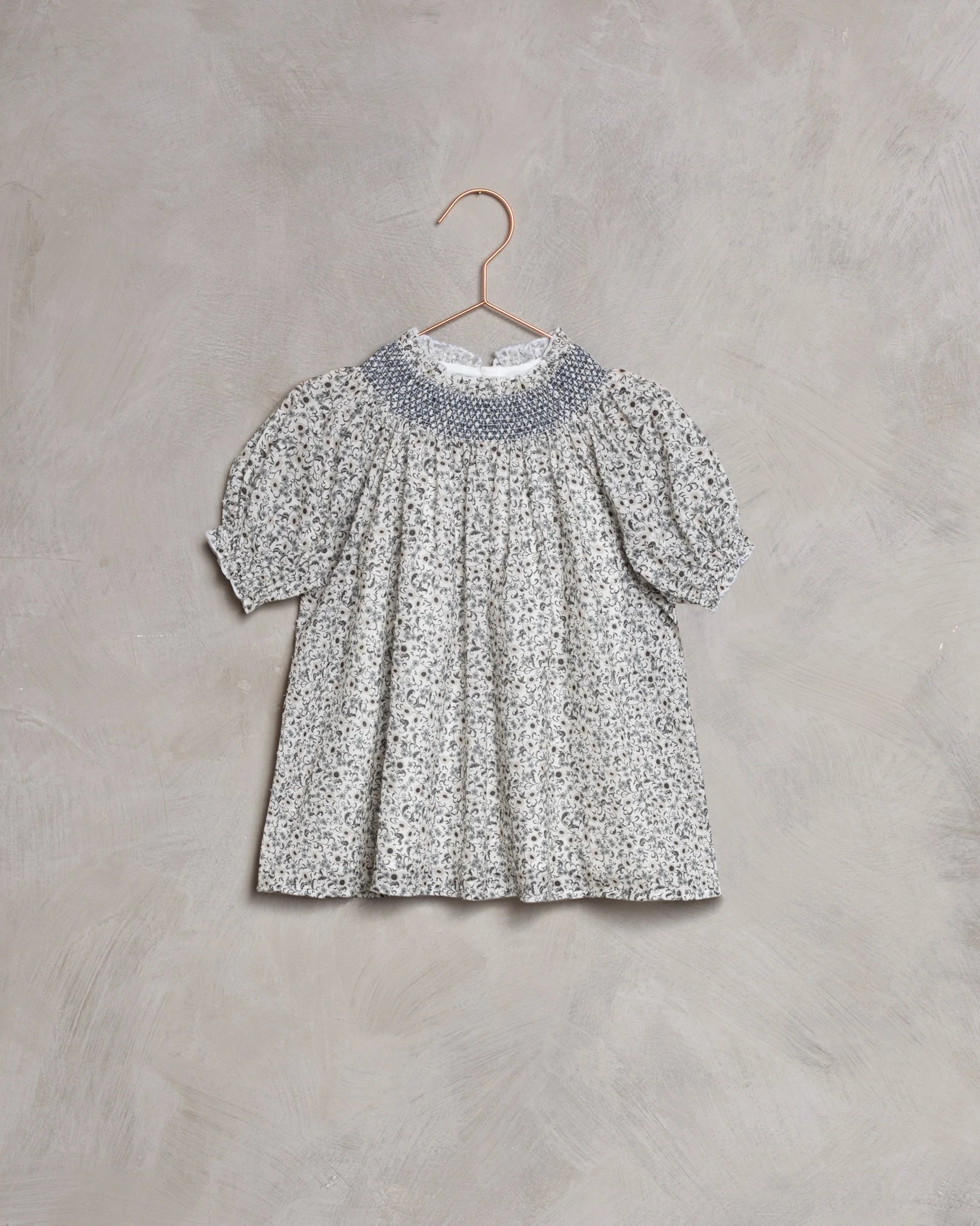 Maddie Dress in Blue Meadow  - Doodlebug's Children's Boutique