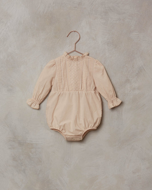 Florence Romper in Antique  - Doodlebug's Children's Boutique