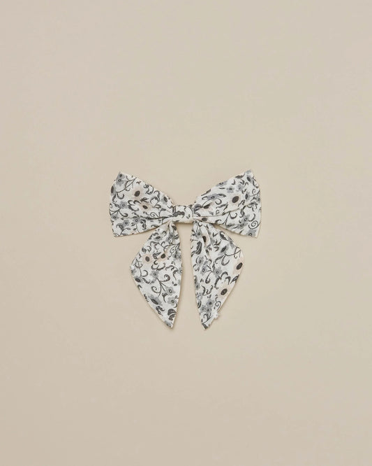 Sailor Bow in Blue Meadow  - Doodlebug's Children's Boutique