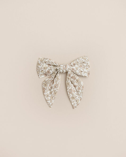 Sailor Bow in Soft Floral  - Doodlebug's Children's Boutique