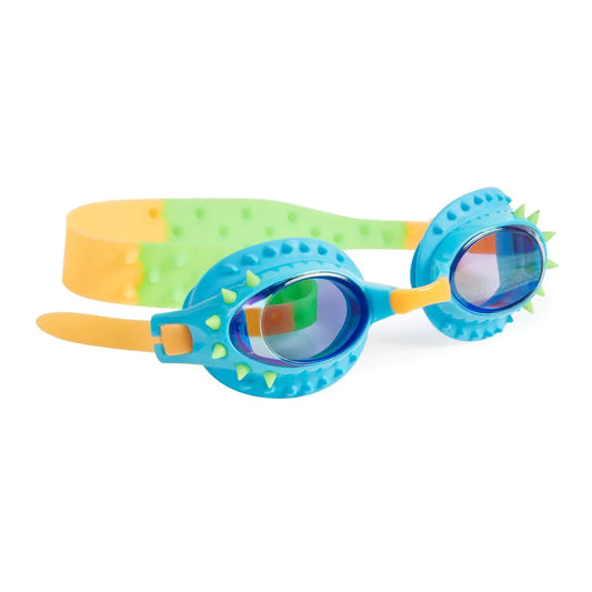 Piranhas Blue Green Nelly Swim Goggles  - Doodlebug's Children's Boutique