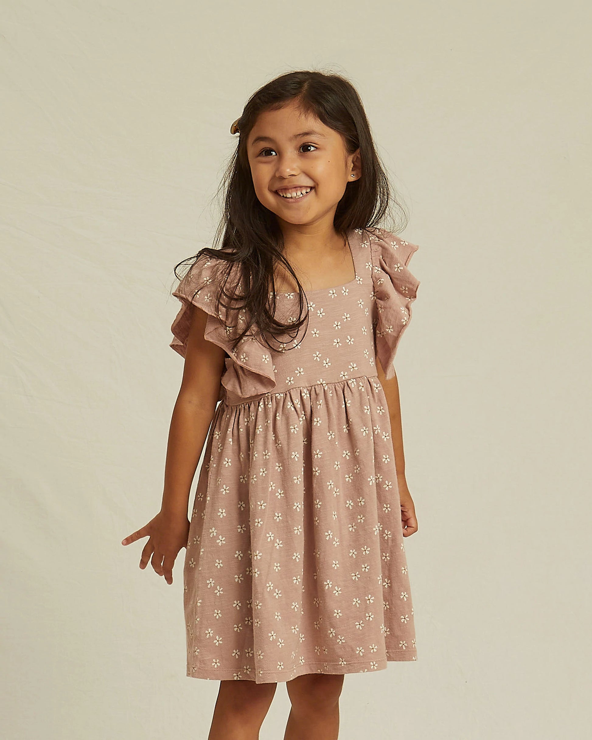Mariposa Dress in Dainty Fleur  - Doodlebug's Children's Boutique