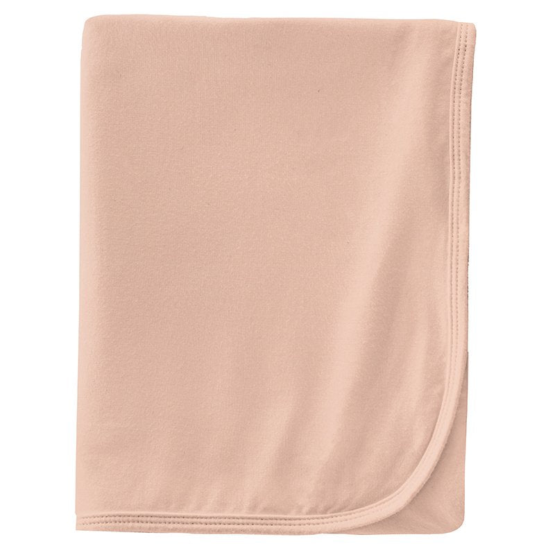 Solid Swaddling Blanket in Peach Blossom  - Doodlebug's Children's Boutique