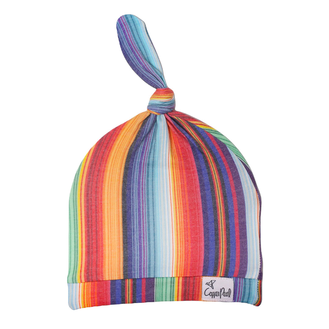 Serape Top Knot Hat  - Doodlebug's Children's Boutique