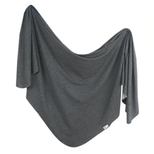 Slate Swaddle Blanket  - Doodlebug's Children's Boutique