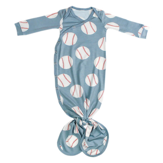 Slugger Knotted Gown  - Doodlebug's Children's Boutique