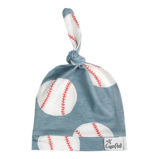 Slugger Top Knot Hat  - Doodlebug's Children's Boutique