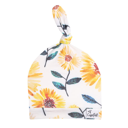 Sunnie Top Knot Hat  - Doodlebug's Children's Boutique