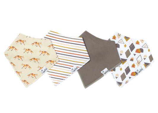 Swift 4 Pack Bandana Bibs  - Doodlebug's Children's Boutique