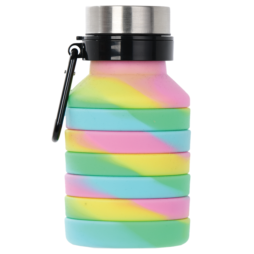 Swirl Tie Dye Collapsible Water Bottle  - Doodlebug's Children's Boutique