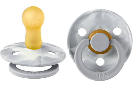 BIBS Pacifier Two Pack in Tie Dye Cloud Ivory  - Doodlebug's Children's Boutique