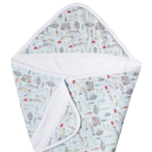 Trout Hooded Towel  - Doodlebug's Children's Boutique