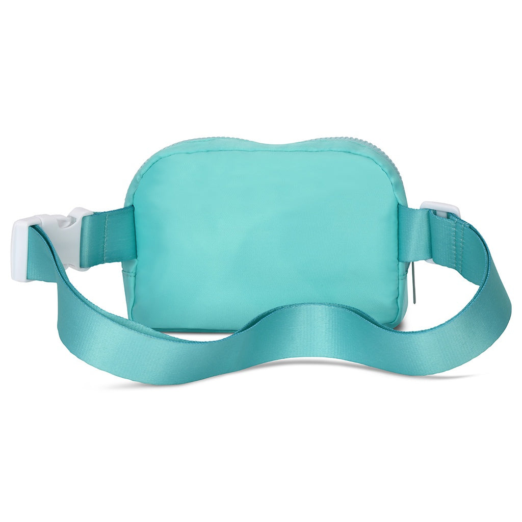 Turquoise Nylon Belt Bag  - Doodlebug's Children's Boutique