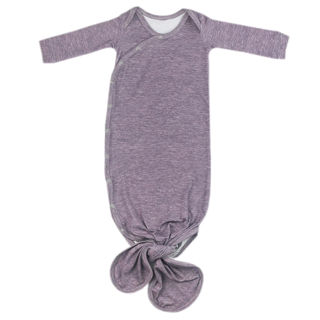 Violet Knotted Gown  - Doodlebug's Children's Boutique