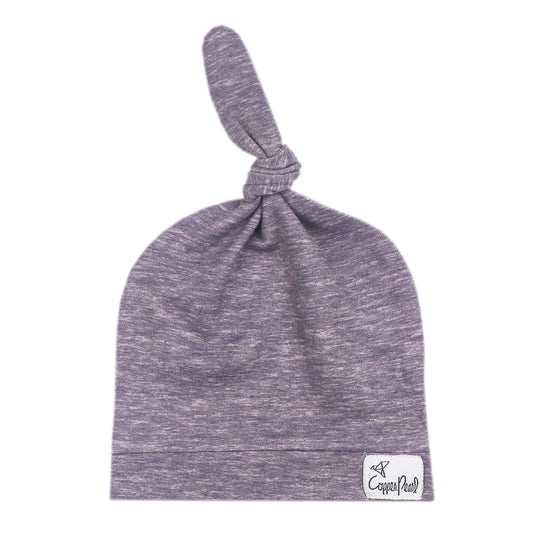 Violet Top Knot Hat  - Doodlebug's Children's Boutique