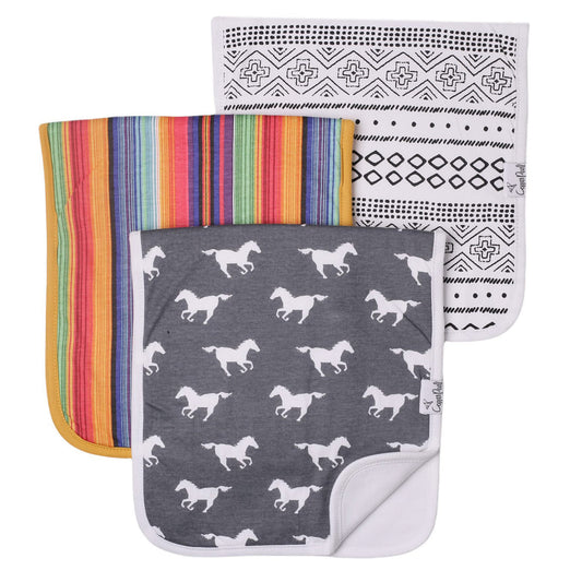 Westyn 3 Pack Burp Cloths  - Doodlebug's Children's Boutique
