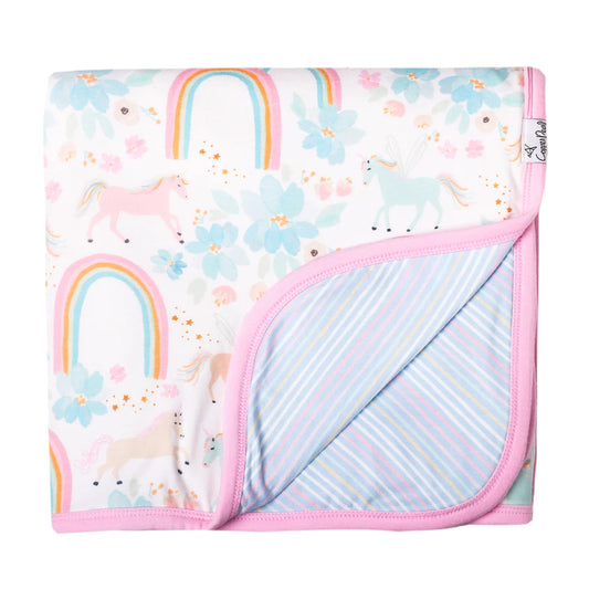 Whimsy Three Layer Quilt  - Doodlebug's Children's Boutique