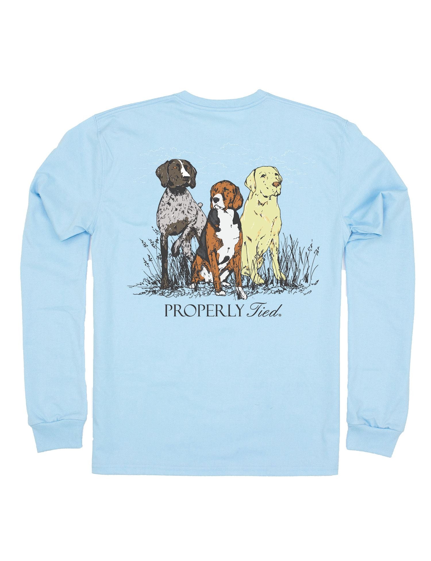 Triple Dog Long Sleeve Shirt  - Doodlebug's Children's Boutique