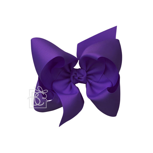 Texas Sized Bow in Purple  - Doodlebug's Children's Boutique