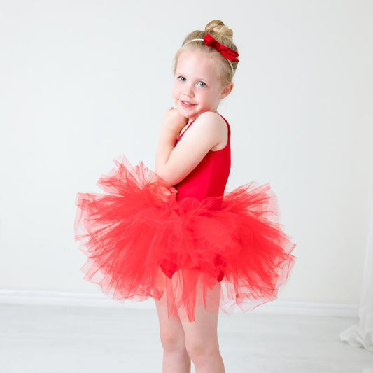Red Tutu Leotard  - Doodlebug's Children's Boutique