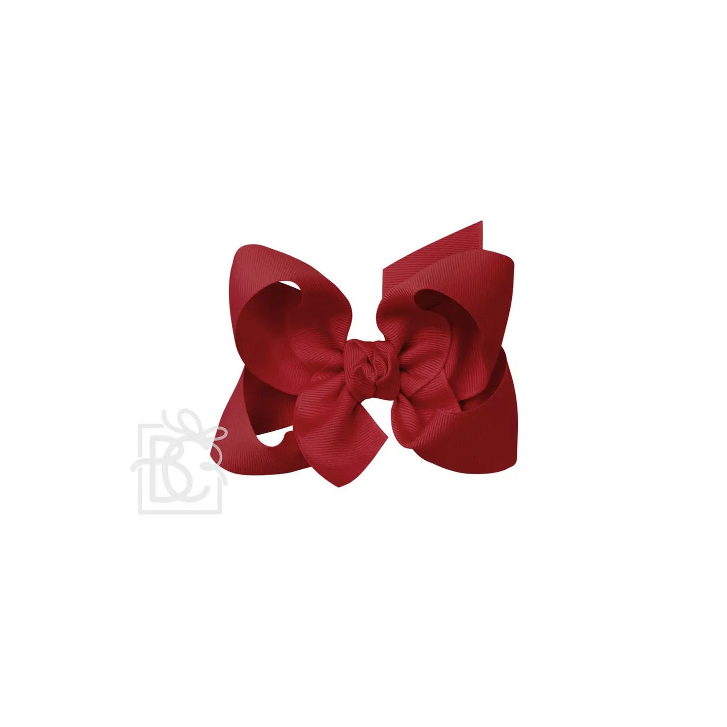Large Bow in Cranberry  - Doodlebug's Children's Boutique