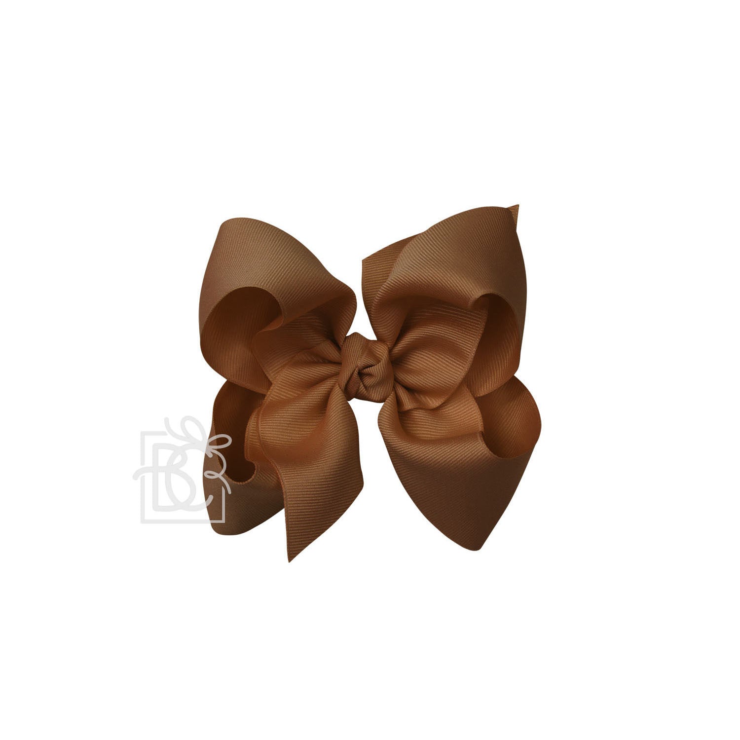 Huge Bow in Milk Chocolate  - Doodlebug's Children's Boutique