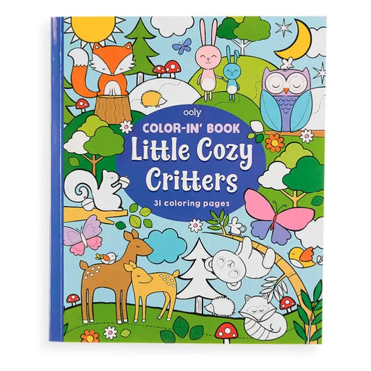 Little Cozy Critters Color-In Book  - Doodlebug's Children's Boutique