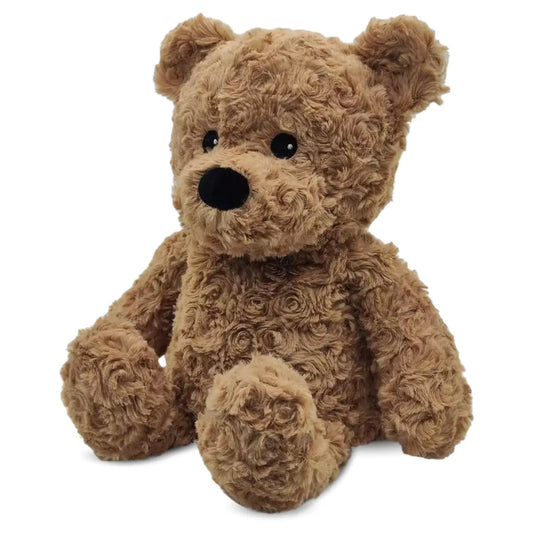 Brown Curly Bear Warmies  - Doodlebug's Children's Boutique