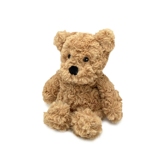 Brown Curly Bear Junior Warmies  - Doodlebug's Children's Boutique