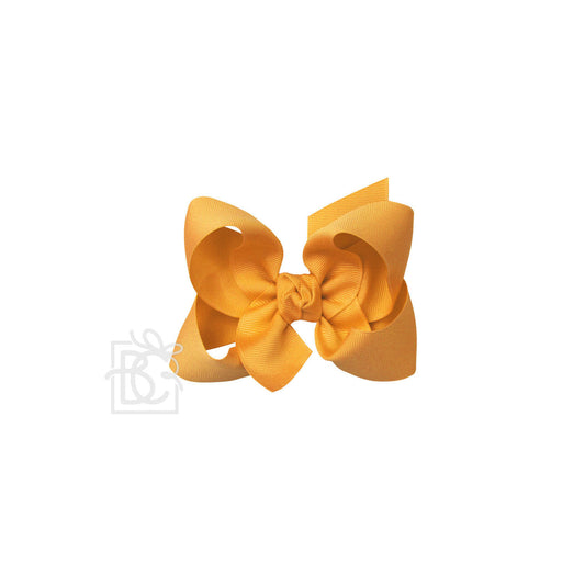 Large Bow in Yellow Gold  - Doodlebug's Children's Boutique