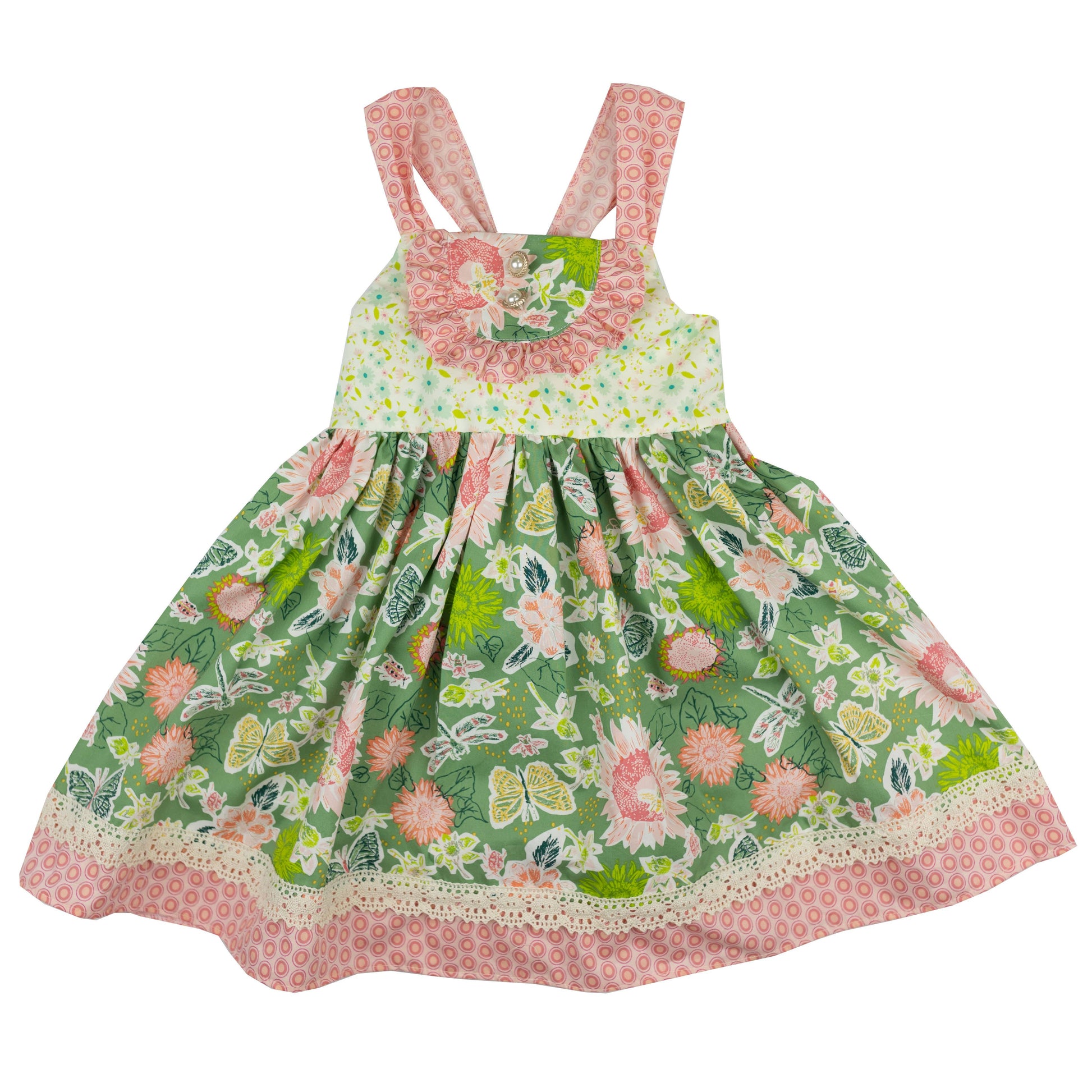 April Meadow Dress  - Doodlebug's Children's Boutique
